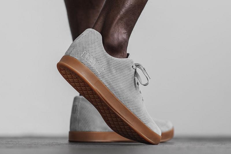 Nobull Arctic Gum Suede Men's Trainers Dark / Grey | USA E1217B